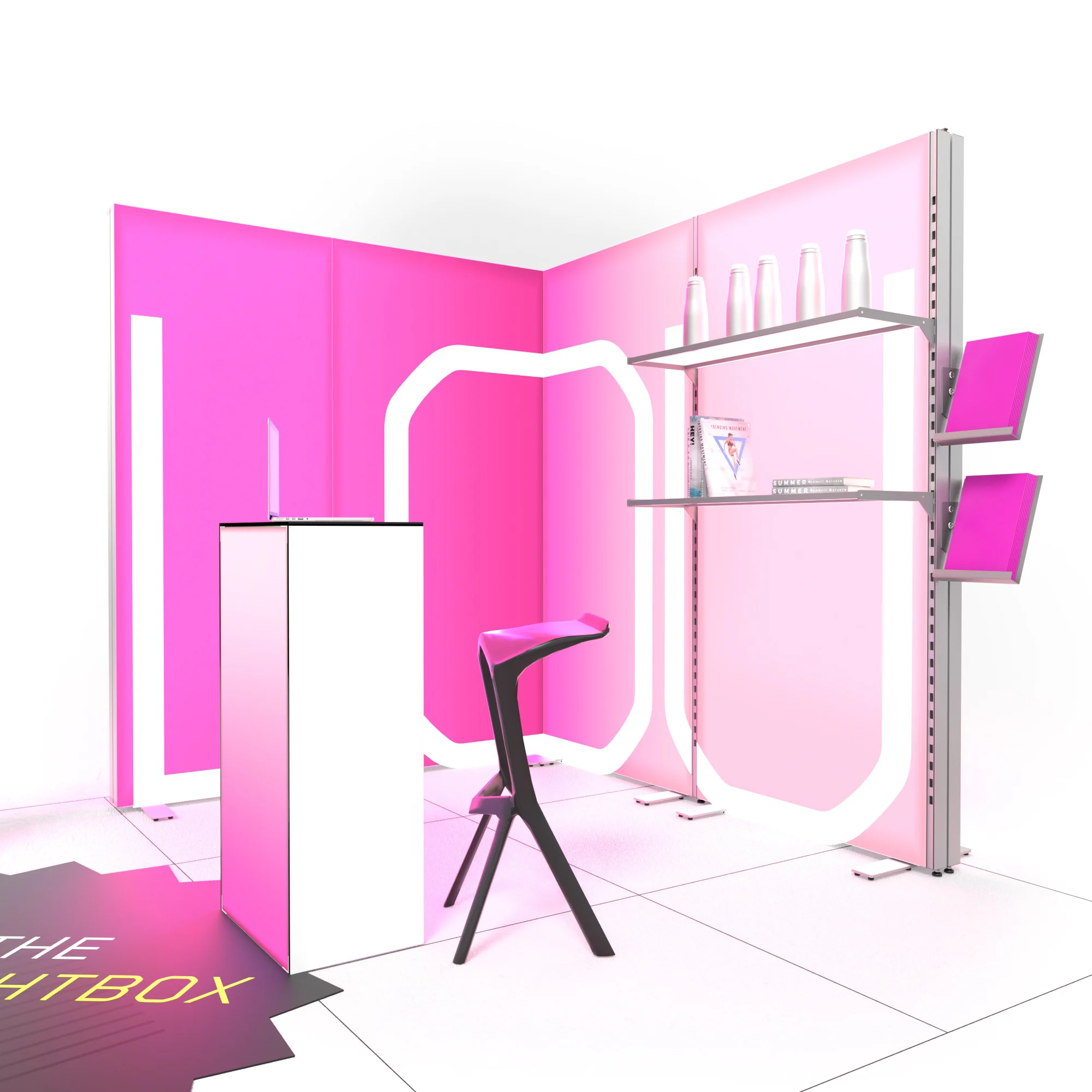 Mobiler Messestand LED - Set Lou - MODULAP NEXT AP120N