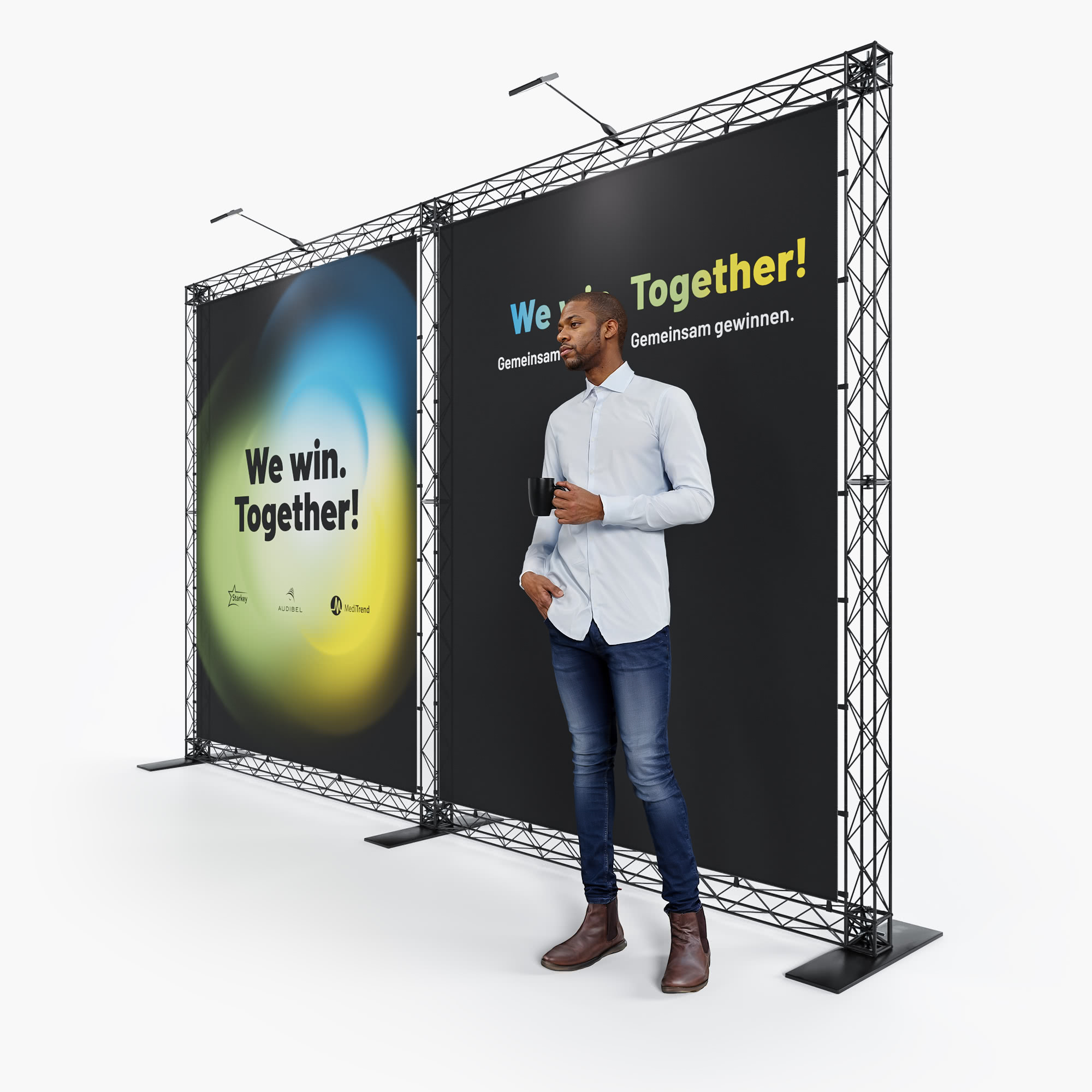 XTRUSS - Traversen Messewand 400 x 250 cm