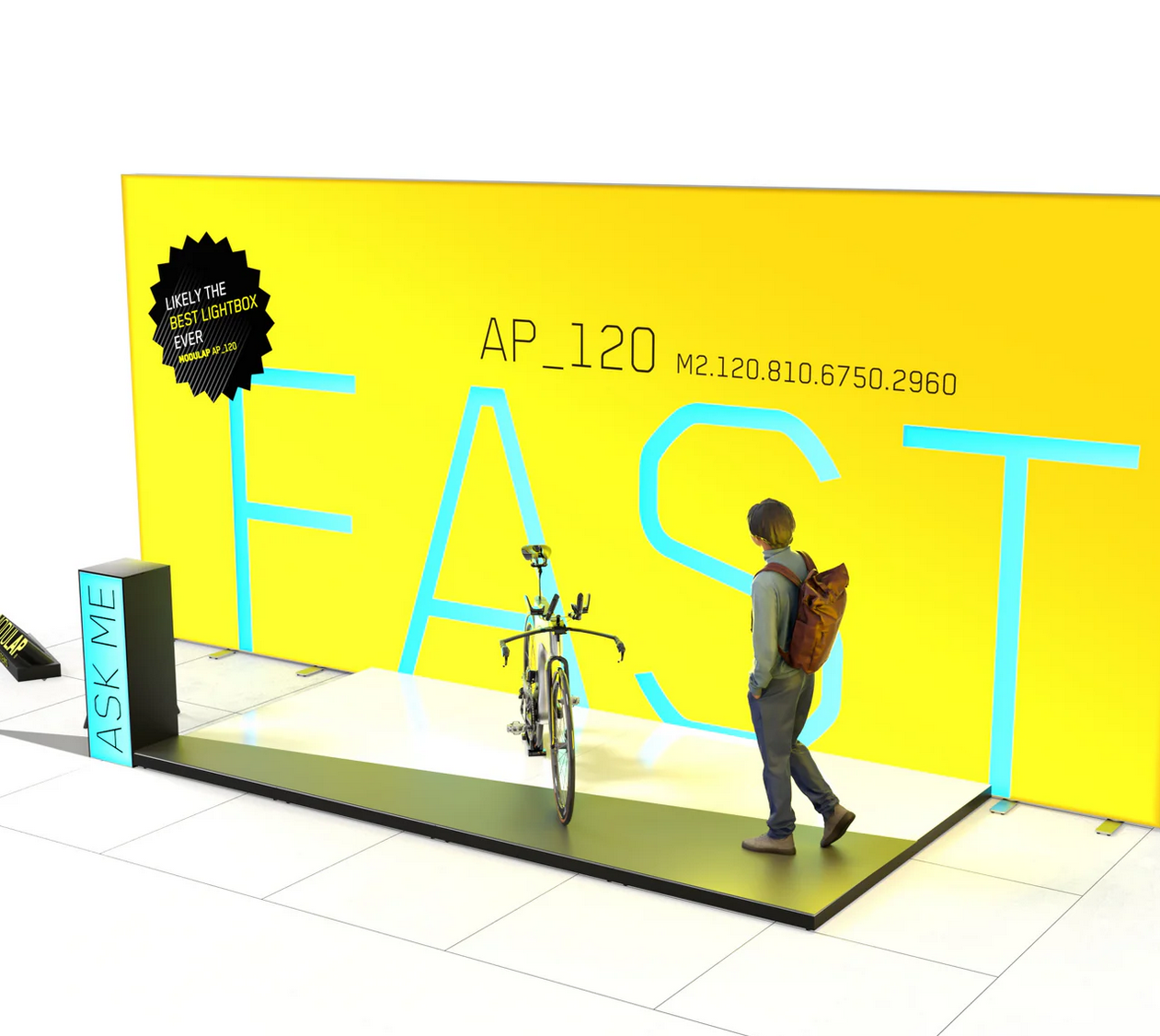 LED Messestand - Set Jordan - MODULAP NEXT