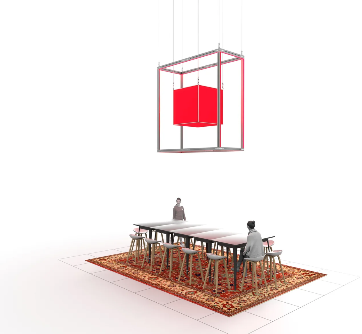 Mobiler Messestand LED - Set Nora - MODULAP ONE