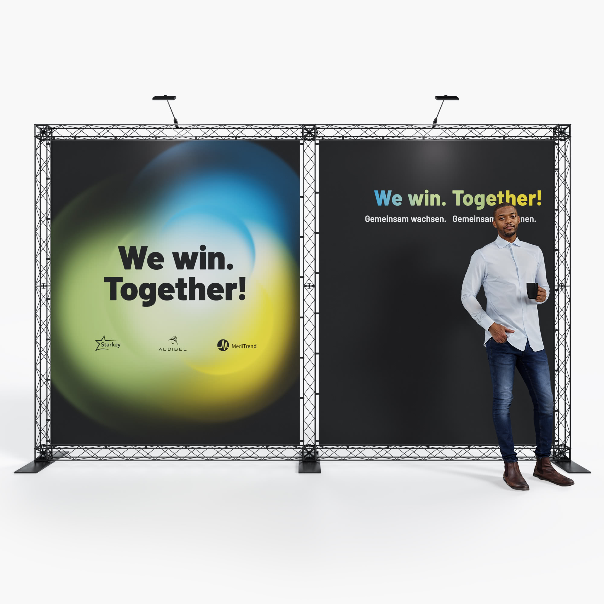 XTRUSS - Traversen Messewand 400 x 250 cm