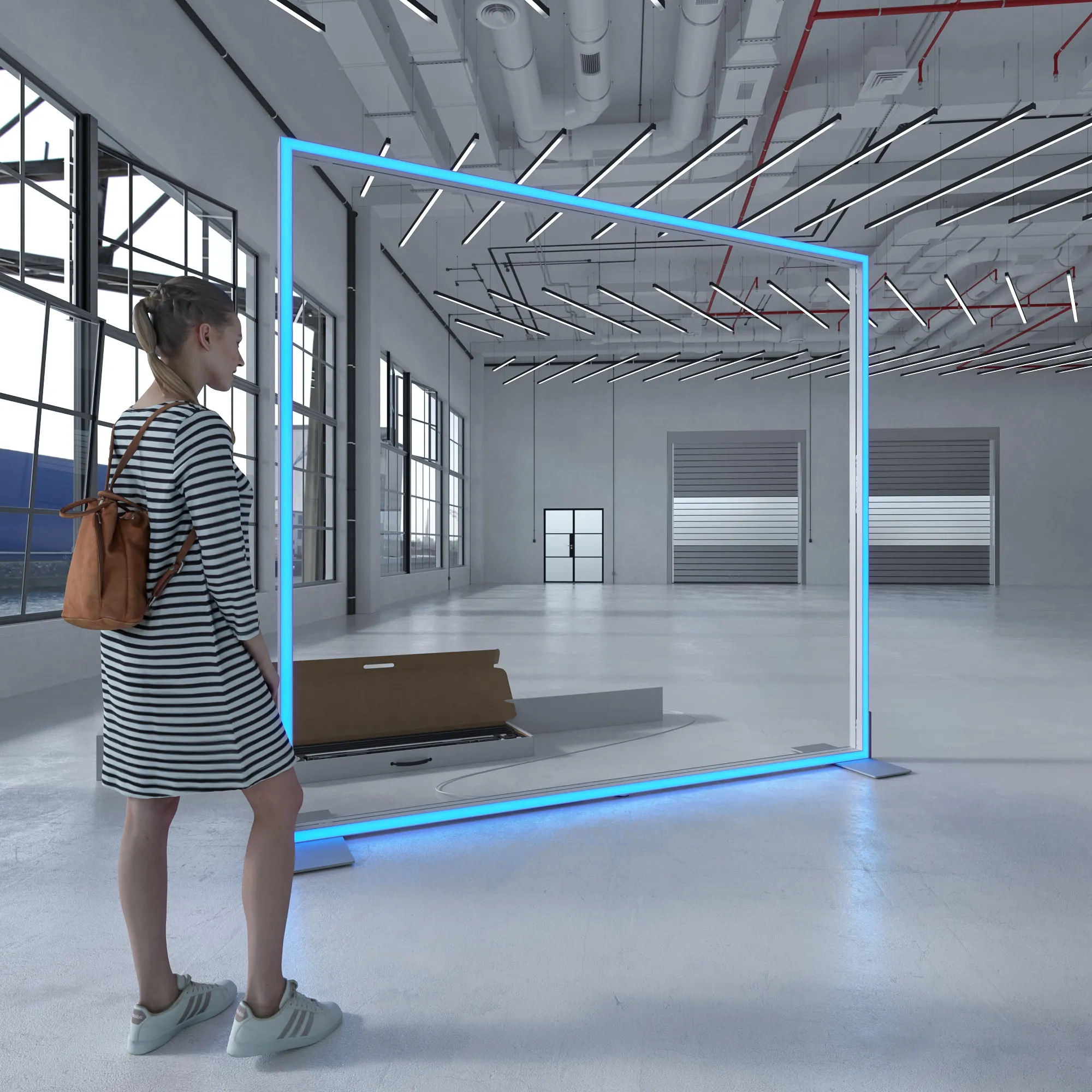 LED Lightframe RGB - B 379 x H 255 cm - MODULAP BIG ONE | Ohne | 85083