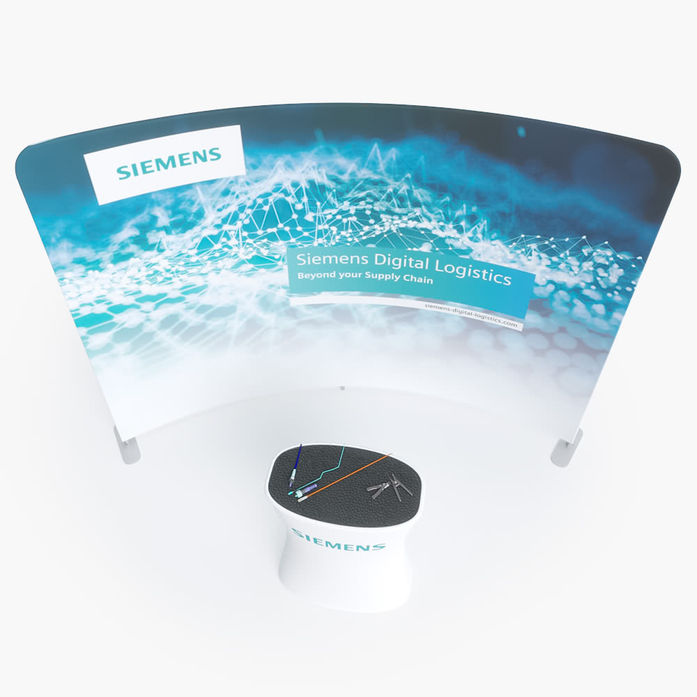 Messestand Bonn Zipper Wall