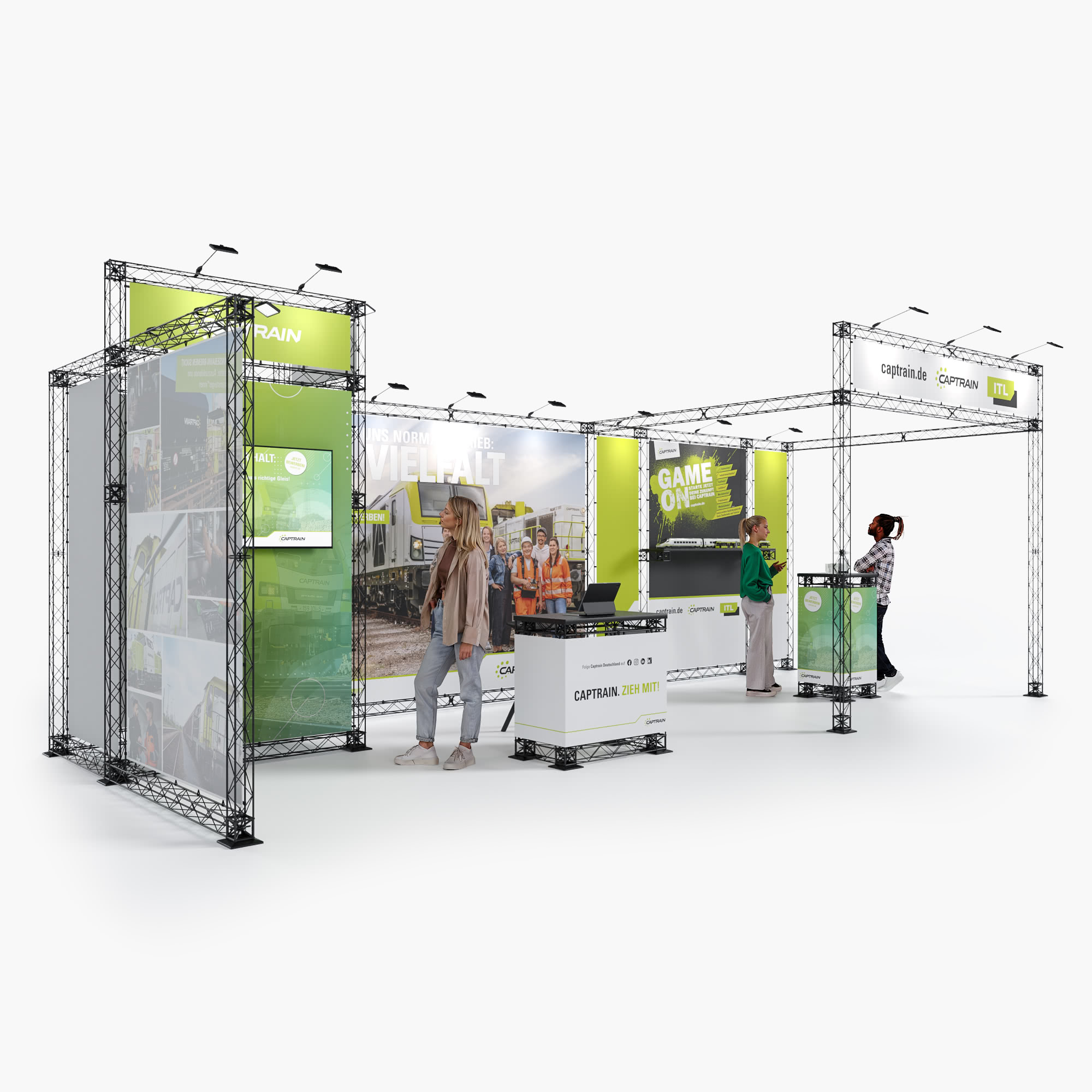 XTRUSS - Traversen Messestand - Hannover 8 x 3 m