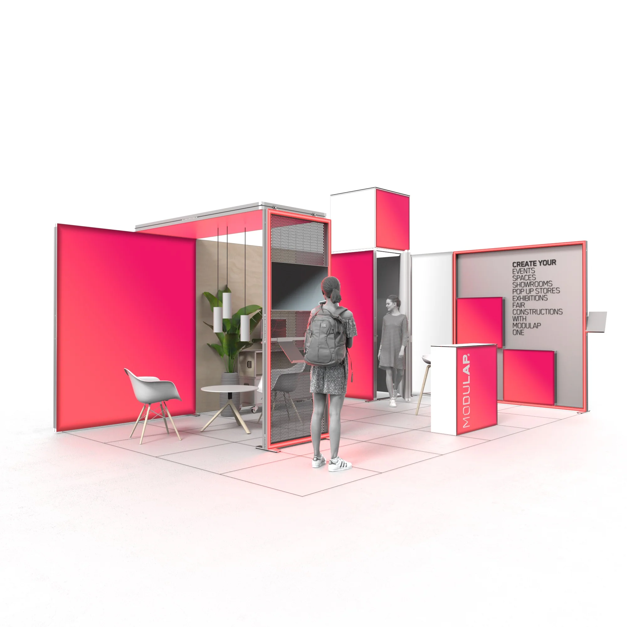 LED Messestand - Set Maik - MODULAP ONE