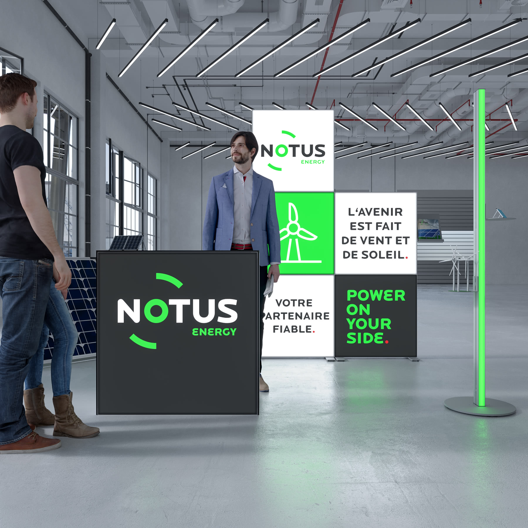 LED Messestand - Set Amy - MODULAP ONE