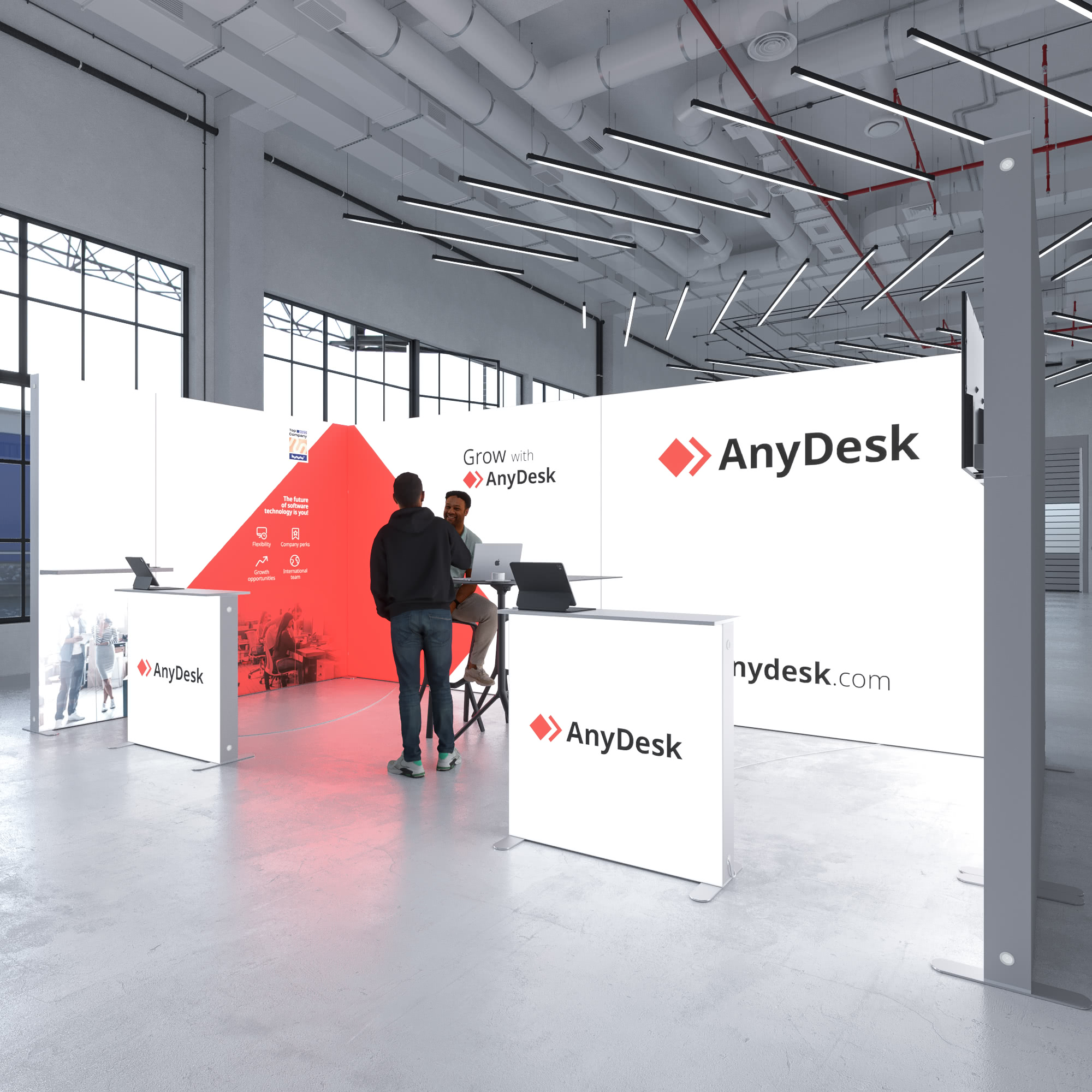 LED Messestand - Set 19 - Highlight SEGO - 5 x 4m