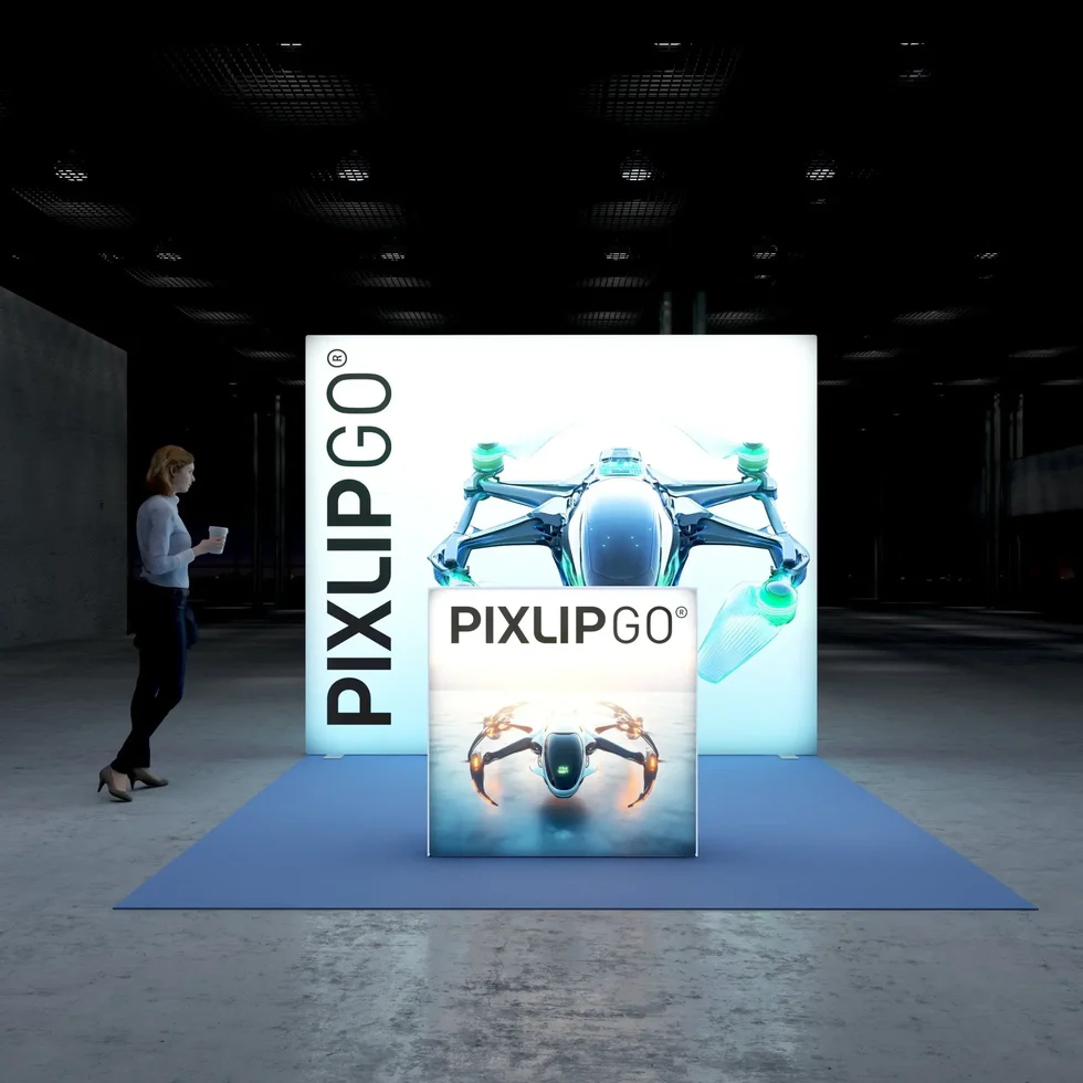 Led Pixlip Pixlip GO LED Messestand – Modular, mobil & brillant beleuchtet