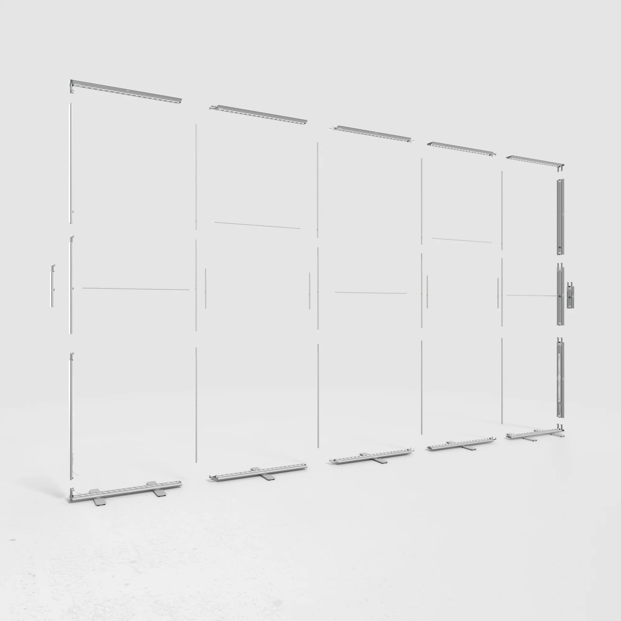 LED Lightbox - AP120 - MODULAP ONE Next - mit Nut - Systembreite 500 cm