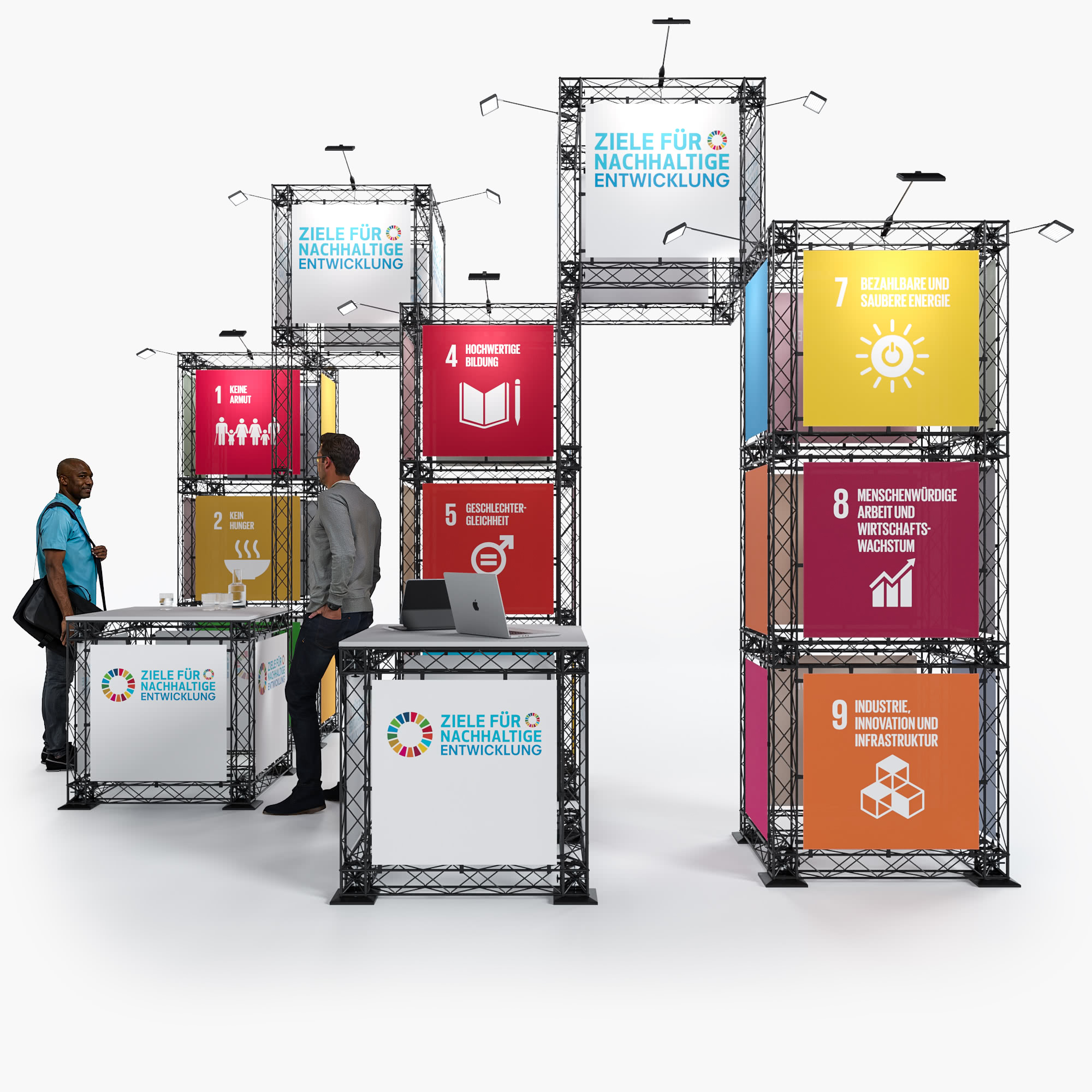 XTRUSS - Traversen Messestand - Hamburg 4 x 5 m