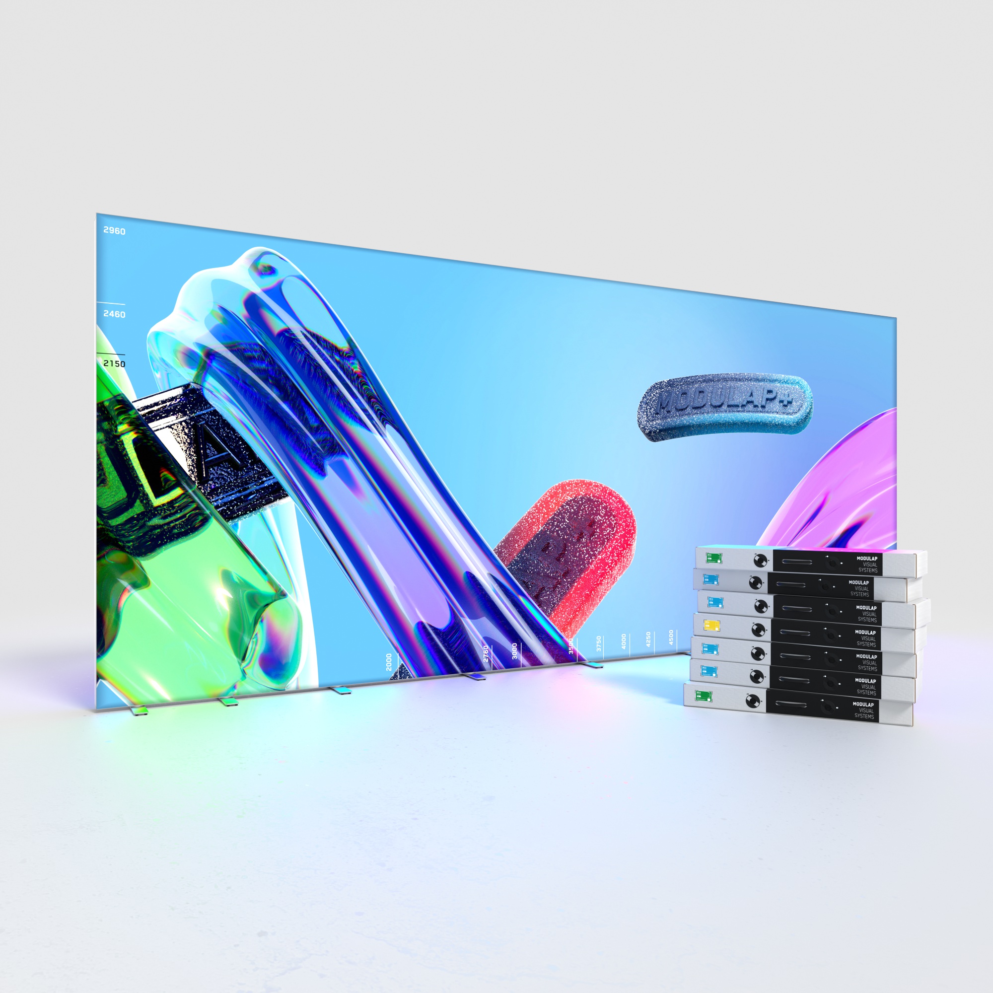 LED Lightbox - AP120 - MODULAP ONE Next - Systembreite 700 - 775 cm