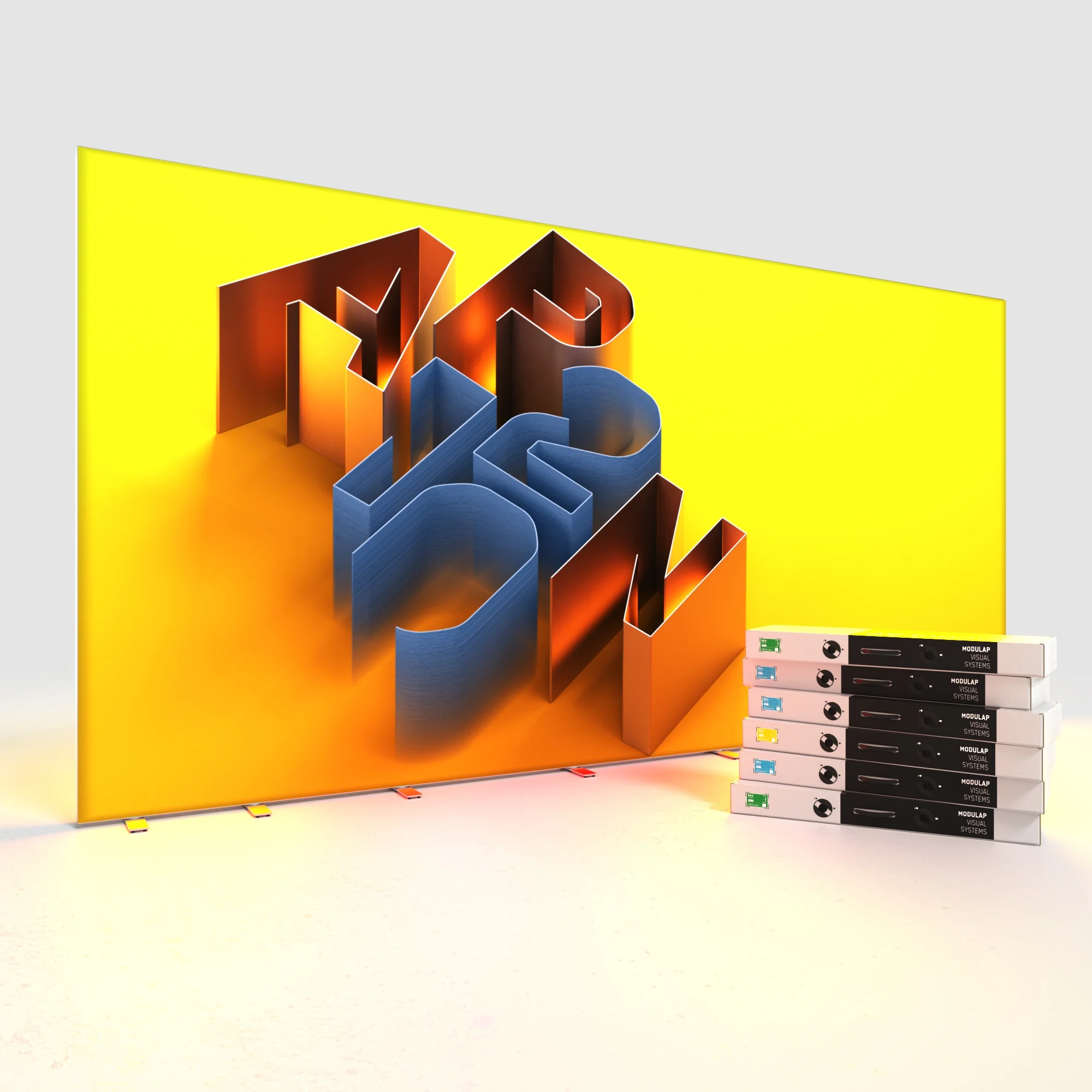 LED Lightbox - AP120 - MODULAP ONE Next - mit Nut - Systembreite 600 cm