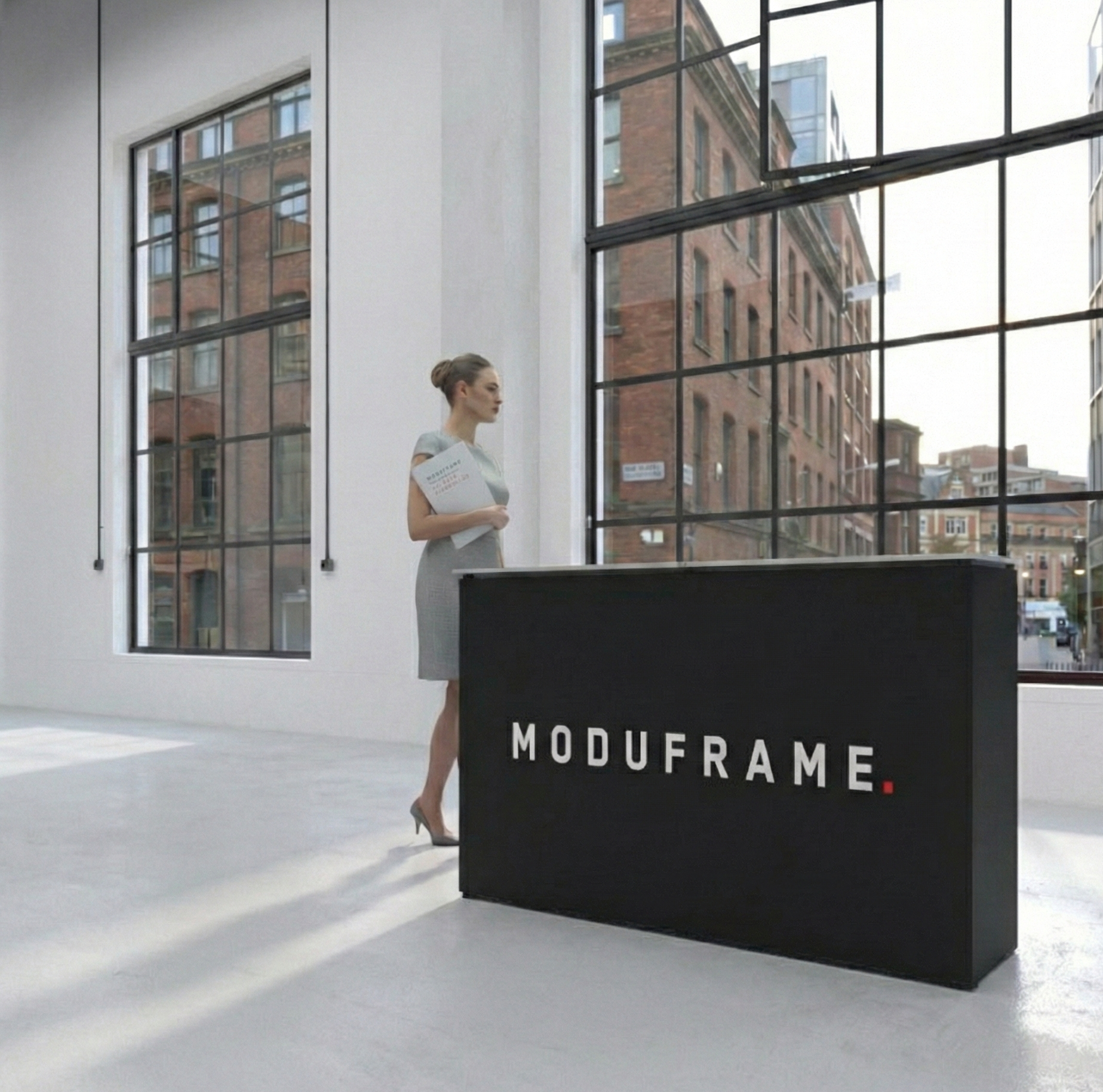 Messetheke Moduframe - 200 cm