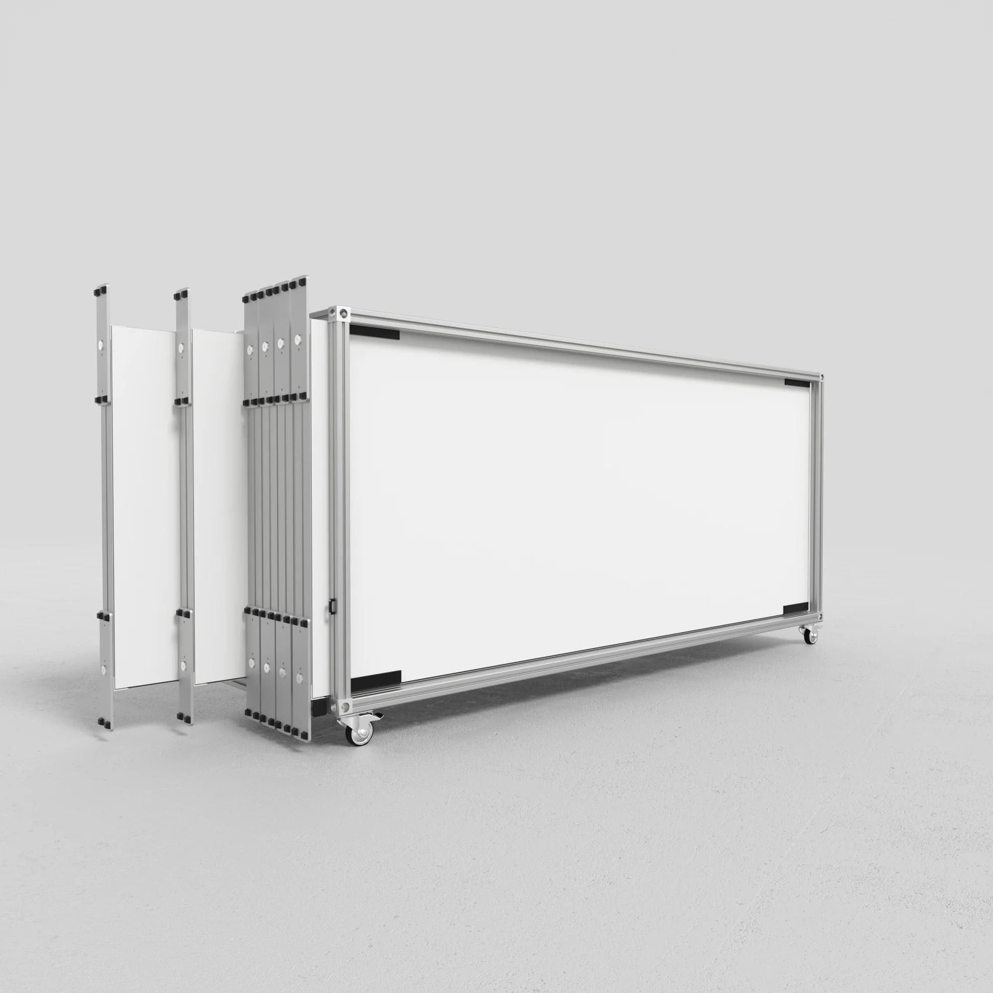 Transportwagen für LED Lightbox Höhe 246 cm - MODULAP ONE