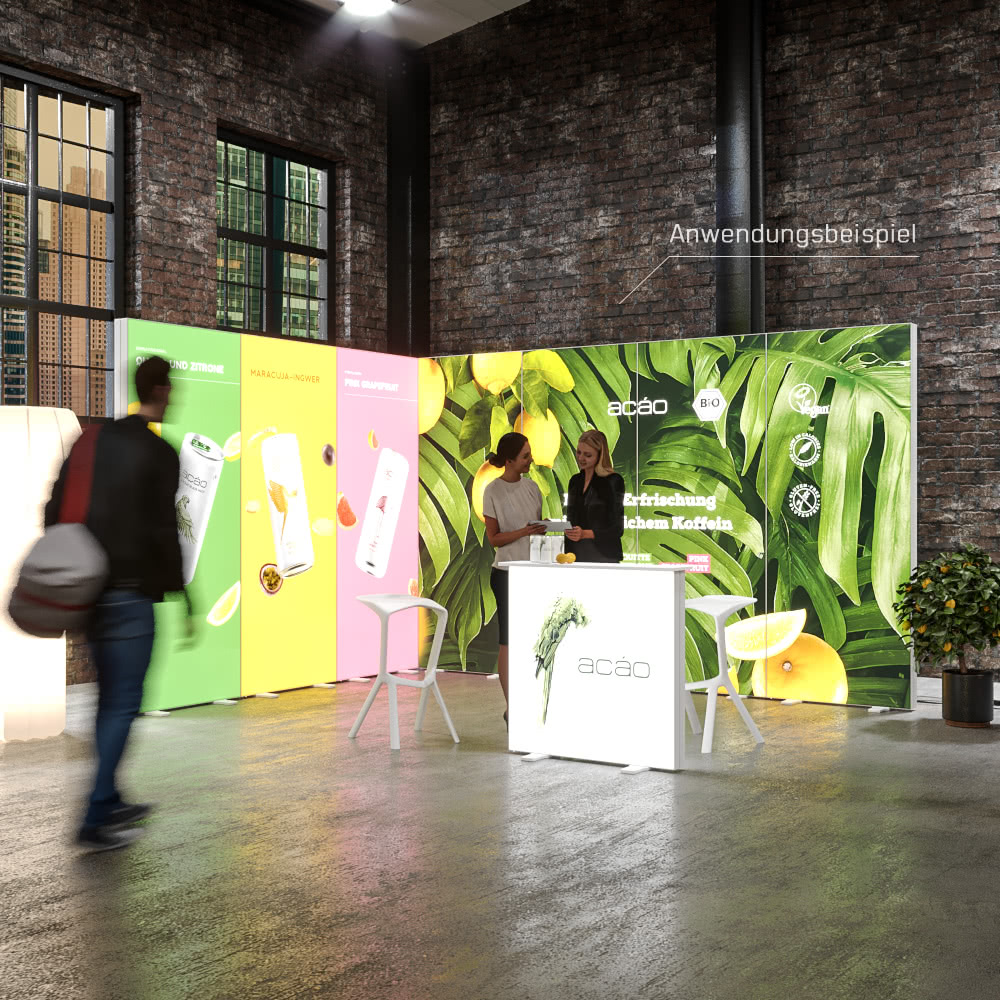 Messewand - LED TO GO - B 300 x H 250 cm