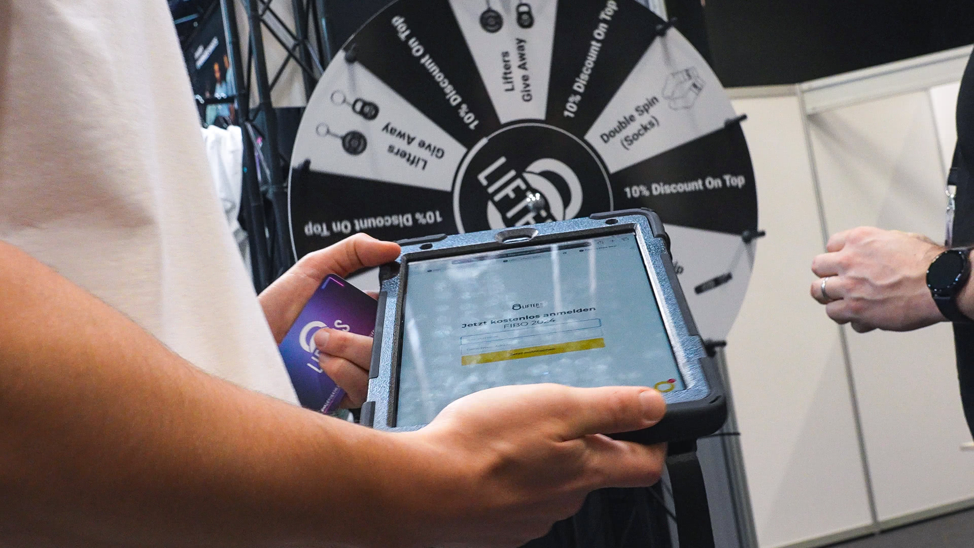 Kundendaten sammeln iPad