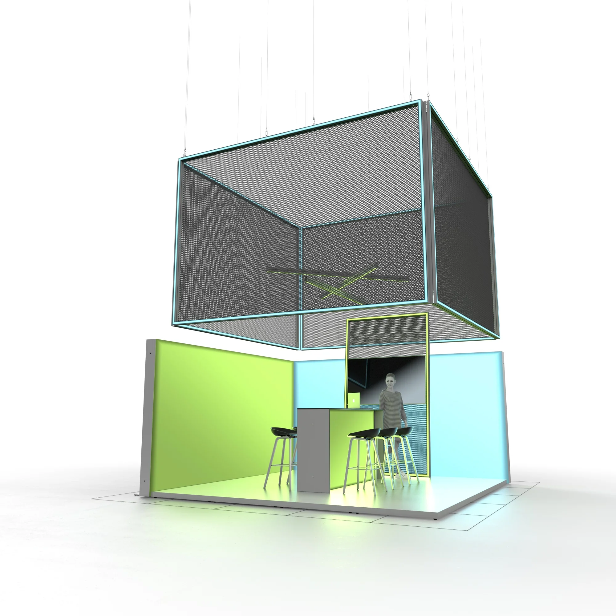 LED Messestand - Set Jules- MODULAP BIG ONE