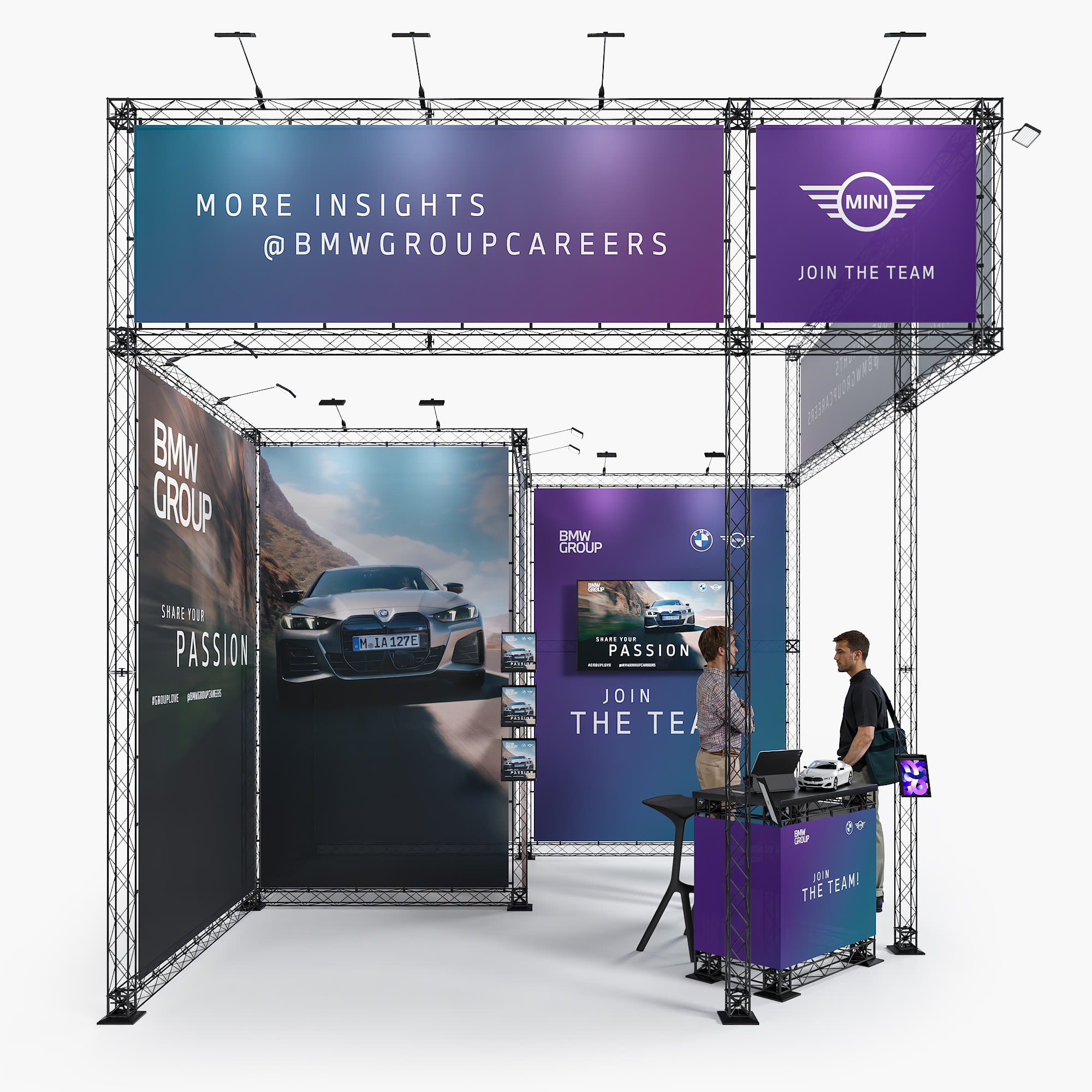XTRUSS - Traversen Messestand - Frankfurt 4 x 4 m