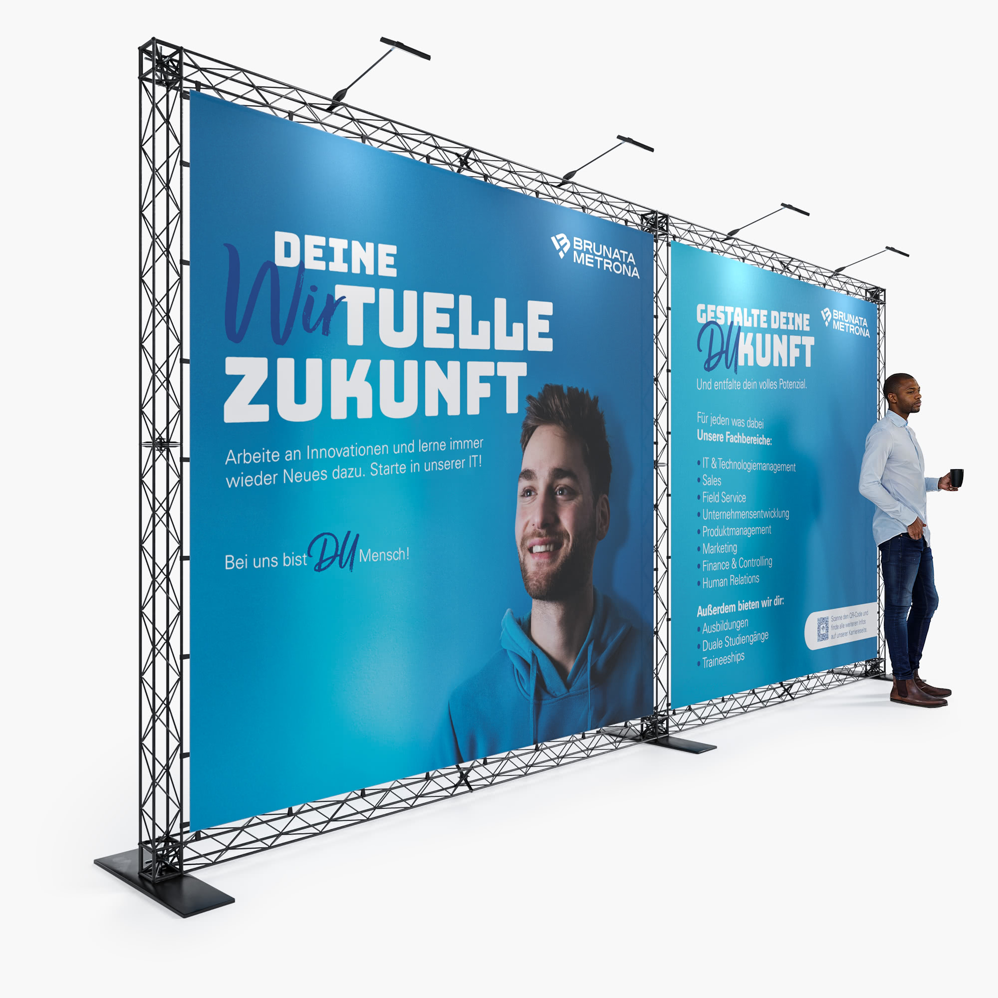 XTRUSS - Traversen Messewand 500 x 250 cm