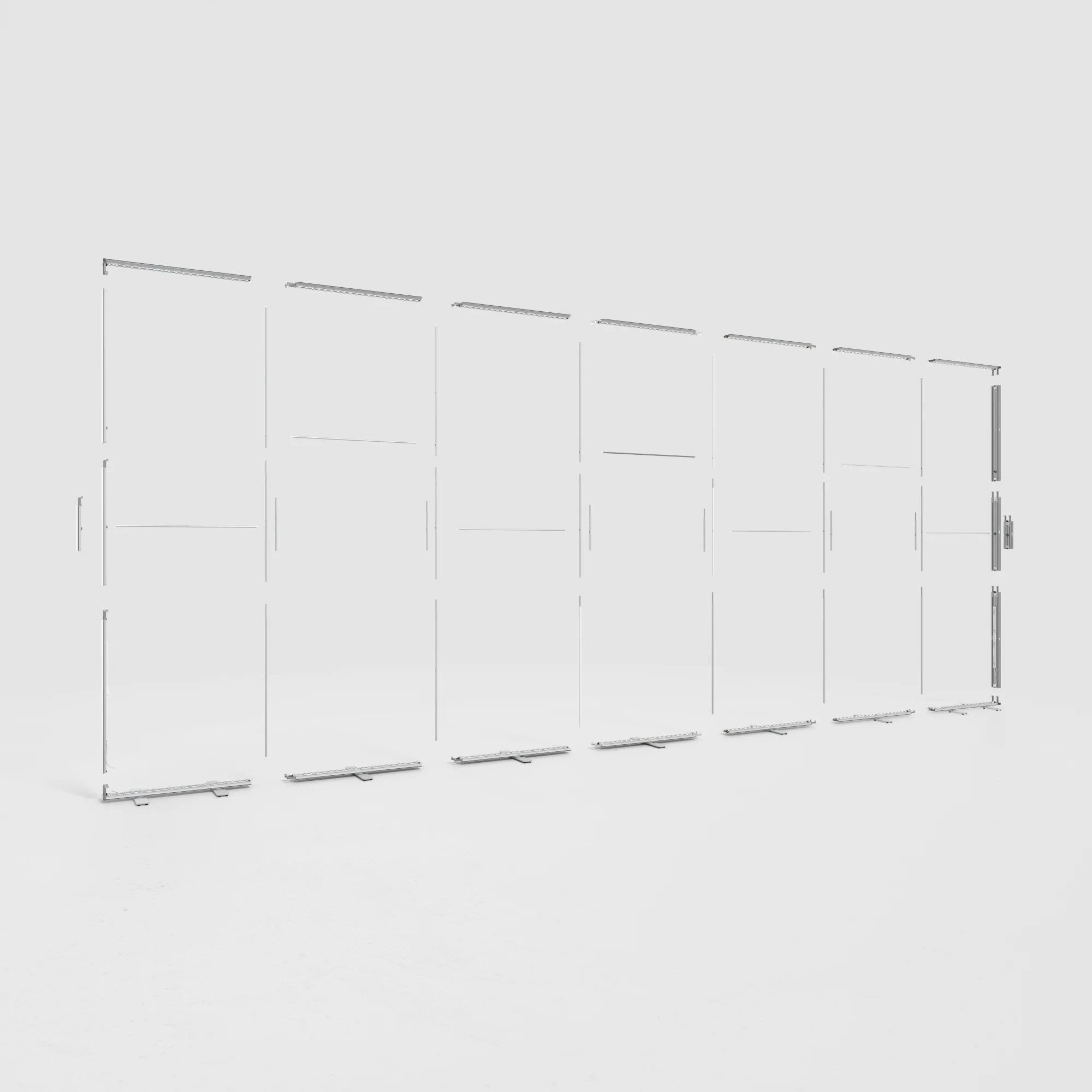 LED Lightbox - AP120 - MODULAP ONE Next - mit Nut - Systembreite 700 cm