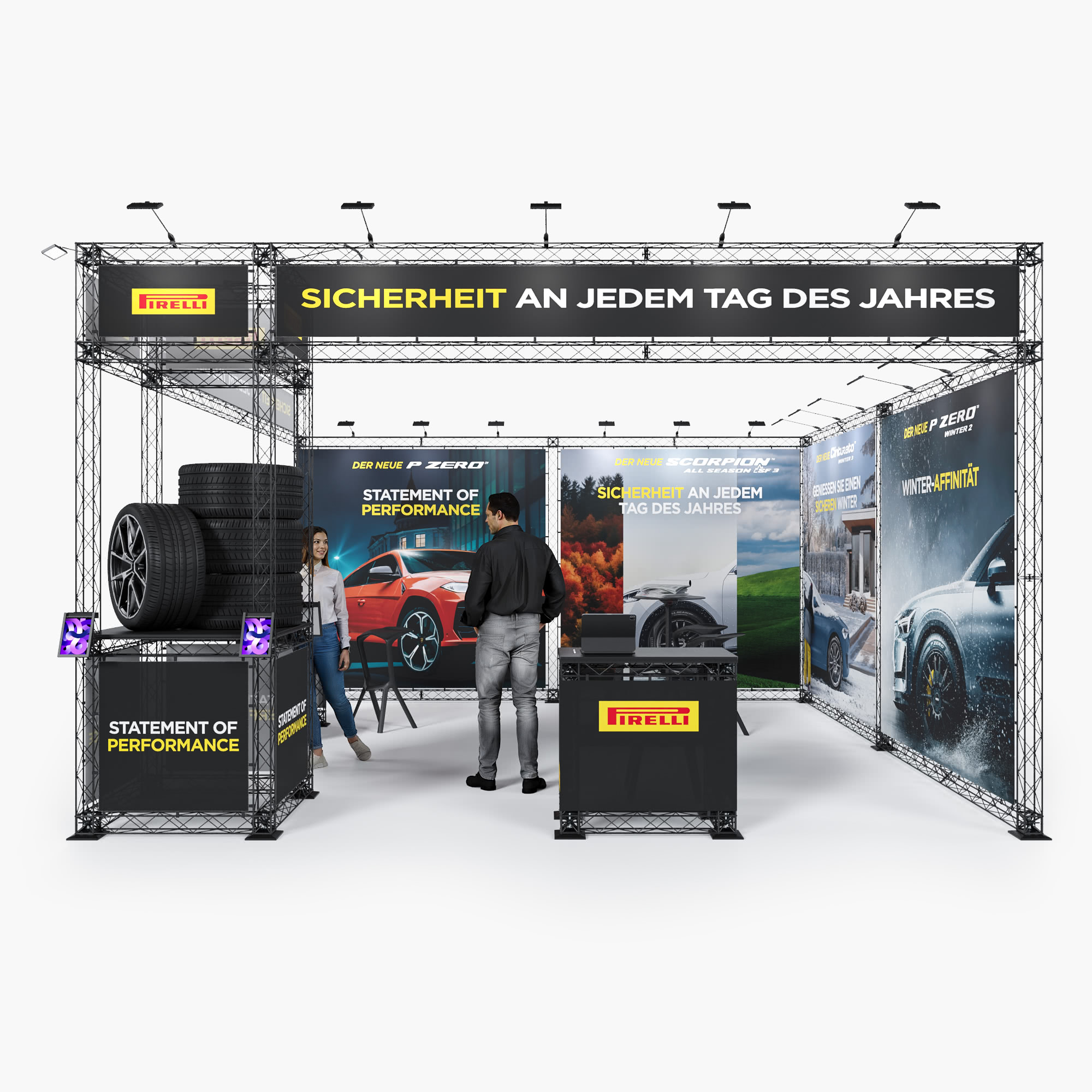 XTRUSS - Traversen Messestand - Tübingen 5 x 5 m