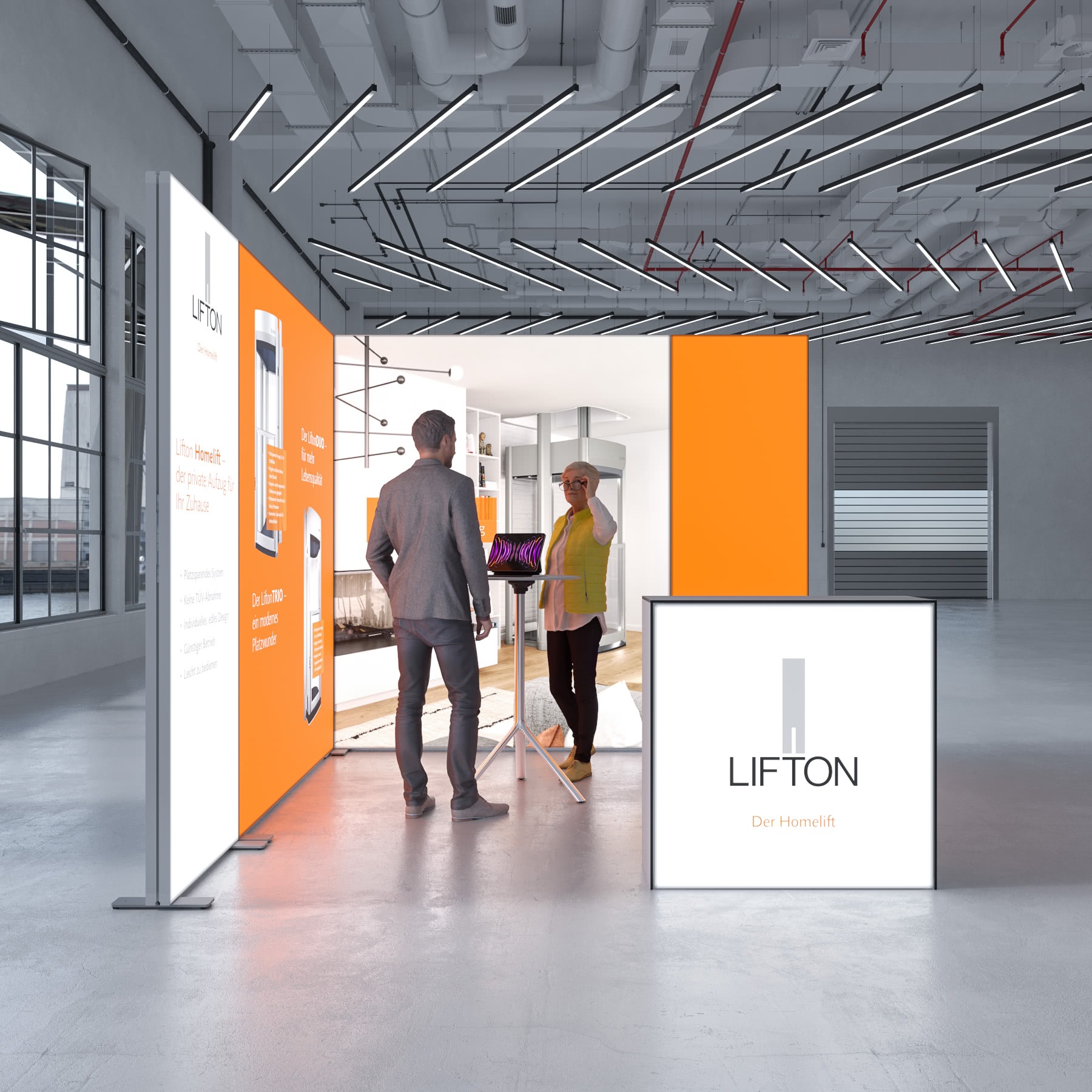 LED Messestand - Set Tilda -  MODULAP ONE