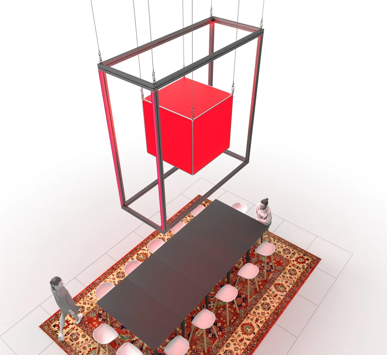 Mobiler Messestand LED - Set Nora - MODULAP ONE