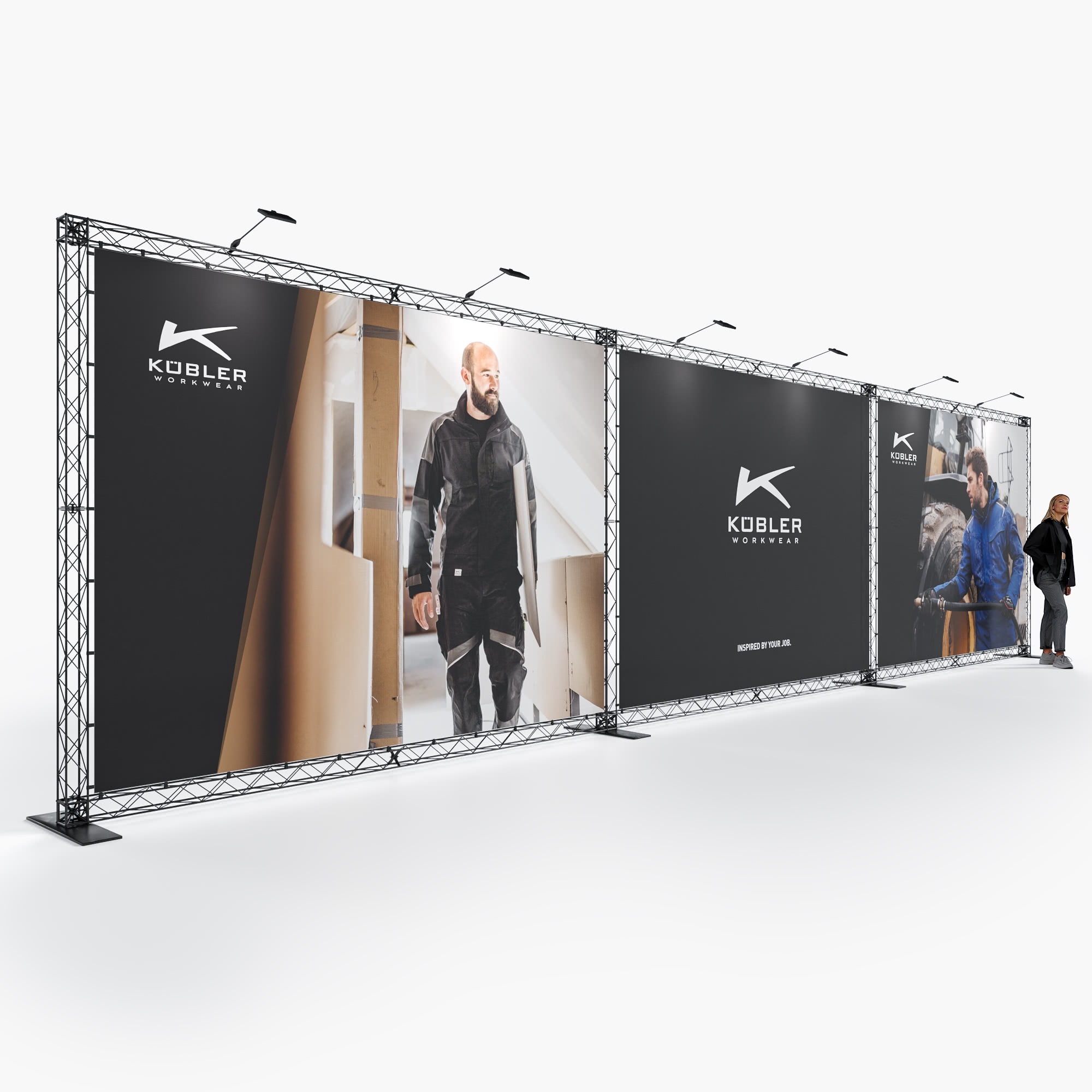 XTRUSS - Traversen Messewand 1000 x 250 cm