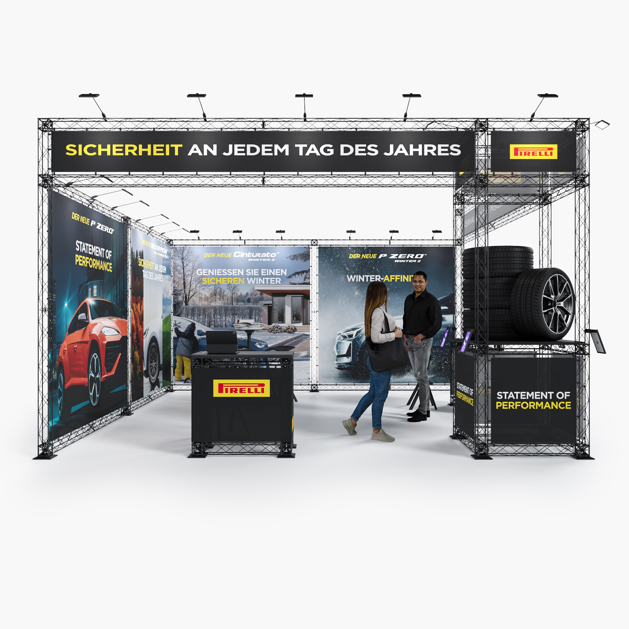 XTRUSS - Traversen Messestand - Tübingen 5 x 5 m