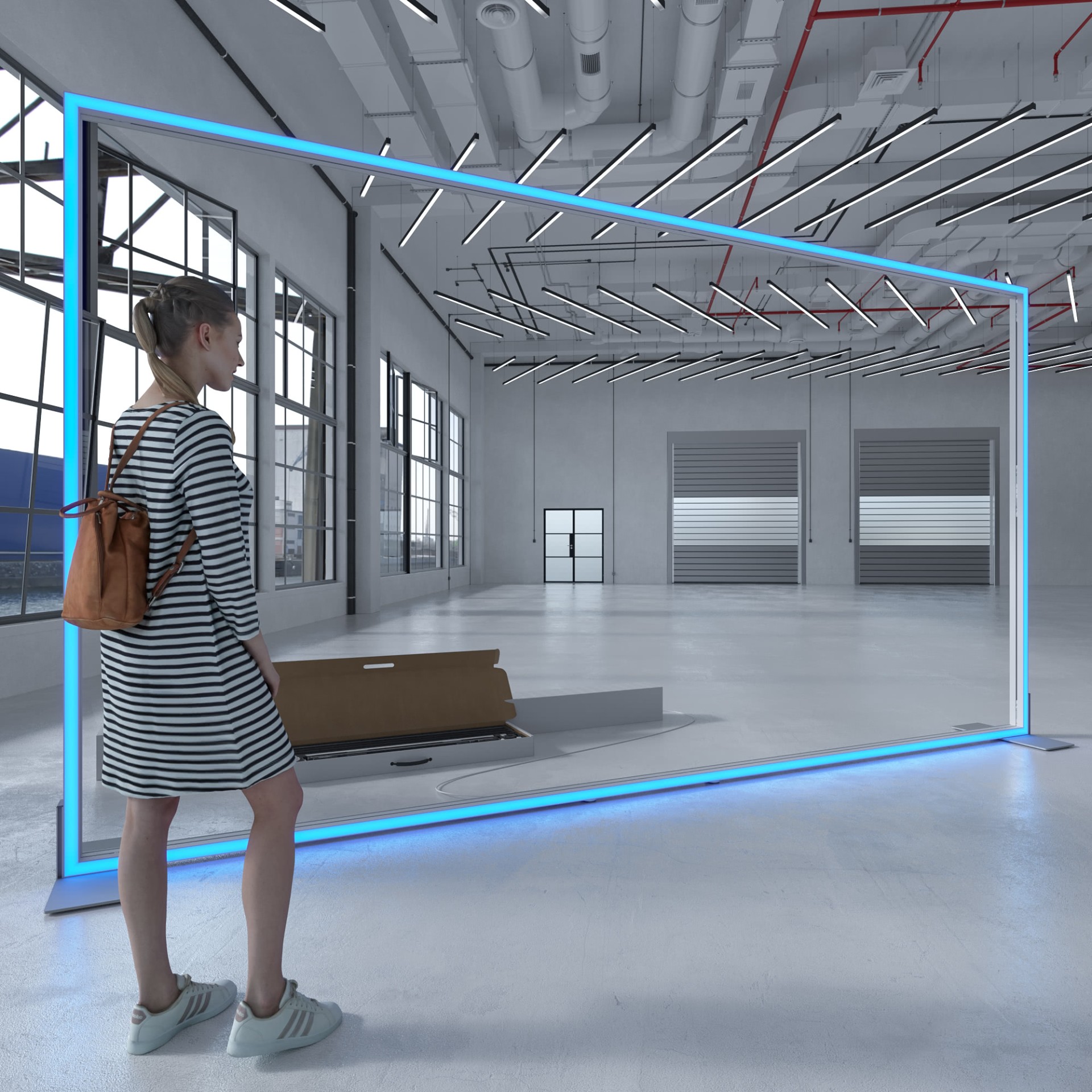 LED Lightframe RGB - B 474 x H 255 cm - MODULAP BIG ONE | Ohne | 85089